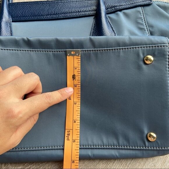 Samantha Thavasa Nylon Leather Tote Bag - Picture 12 of 15